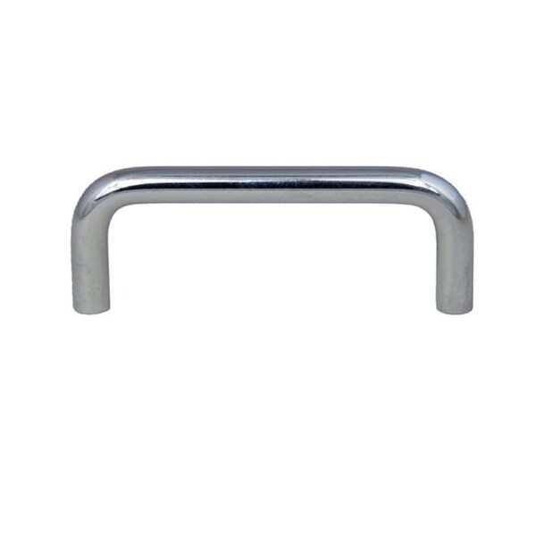 Crown 3-3/10" Wire Cabinet Pull with 3" Center to Center Polished Chrome Finish - CHP353PC