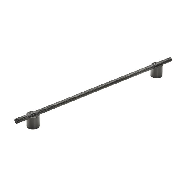Amerock Transcendent 12-5/8 in 320 mm Center-to-Center Matte Black Cabinet Pull - BP7414320MBMB