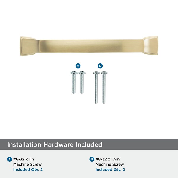 Amerock Revitalize 3-3/4 in 96 mm Center-to-Center Champagne Bronze Cabinet Pull - BP55344CZ
