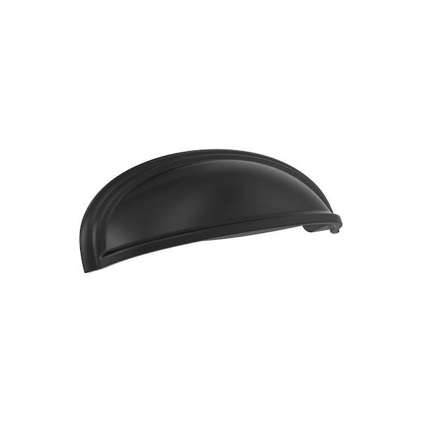 Amerock Ashby 3 inch or 4 inch 76mm or 102mm Center-to-Center Black Bronze Cabinet Cup Pull - BP36640BBR