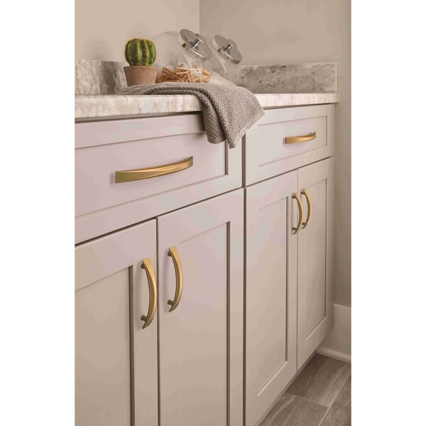 Amerock Extensity 3-3/4 in 96 mm Center-to-Center Champagne Bronze Cabinet Pull - BP29385CZ