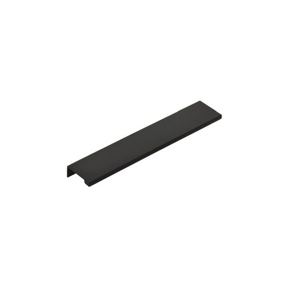 Emtek Edge Cabinet Pull with 8 in Center to Center Flat Black Finish - 87130US19