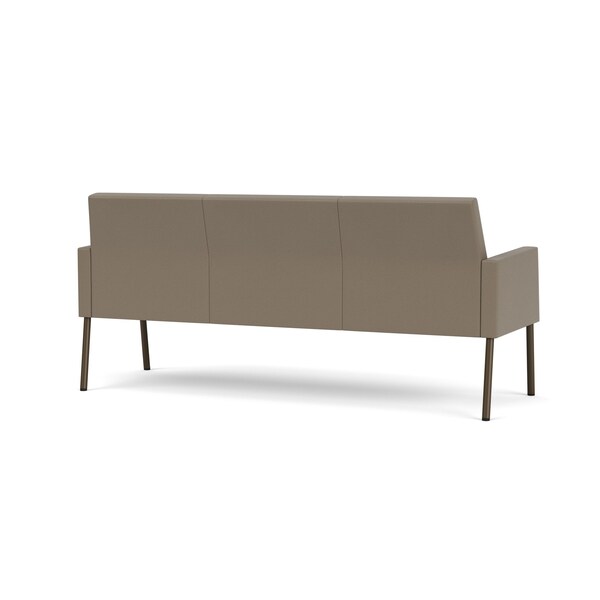 Lesro Mystic Lounge Reception Sofa, Bronze, MD Farro Upholstery - ML1601