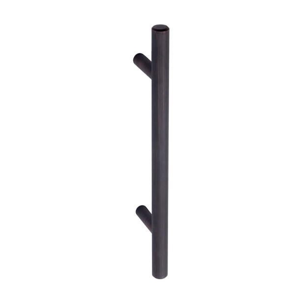 South Main Hardware Euro Bar Cabinet Handle (3/8" Diameter), 6.38" Length (4" Hole Center), Oil Rubbed Bronze, 10PK - SH928-OR-10