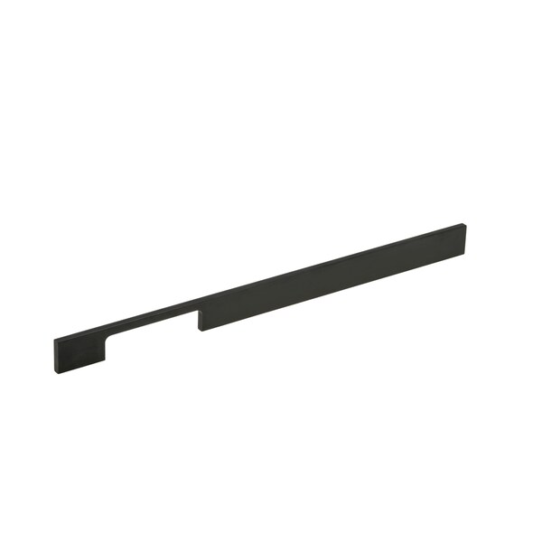 Richelieu 12 5/8 in (320 mm) Center-to-Center Matte Black Contemporary Drawer Pull - BP720320900