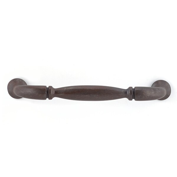 Richelieu 3-3/4 in. (96 mm) Center-to-Center Rust Traditional Drawer Pull - BP2373796801