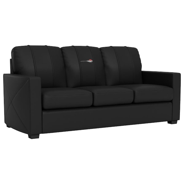 Dreamseat Silver Sofa with Stingray Symbol Logo - XZ7759001SOCDBK-PSGMC61090