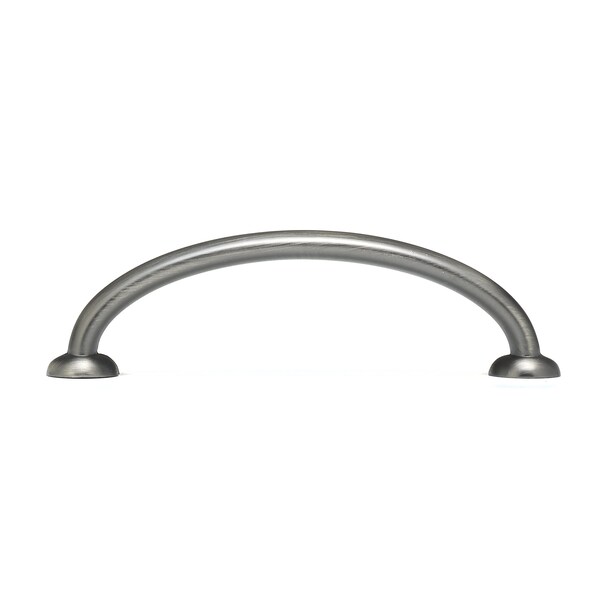 Richelieu 3 3/4 in (96 mm) Center-to-Center Antique Nickel Traditional Drawer Pull - 5127896143