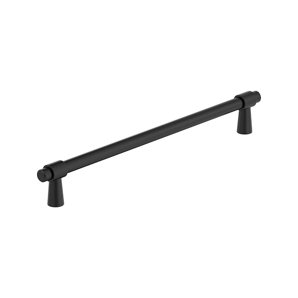Amerock Destine 10-1/16 inch 256mm Center-to-Center Matte Black Cabinet Pull - BP36902FB