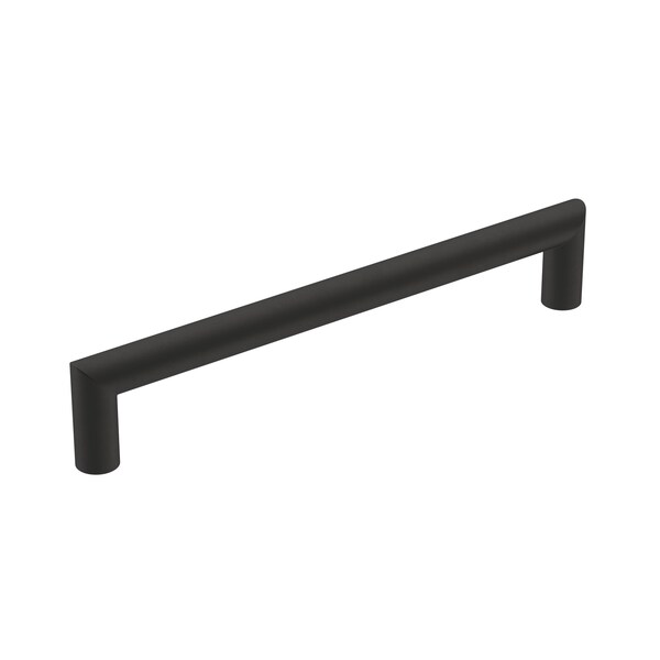 Amerock Revolve 6-5/16 in 160 mm Center-to-Center Matte Black Cabinet Pull - BP36854FB