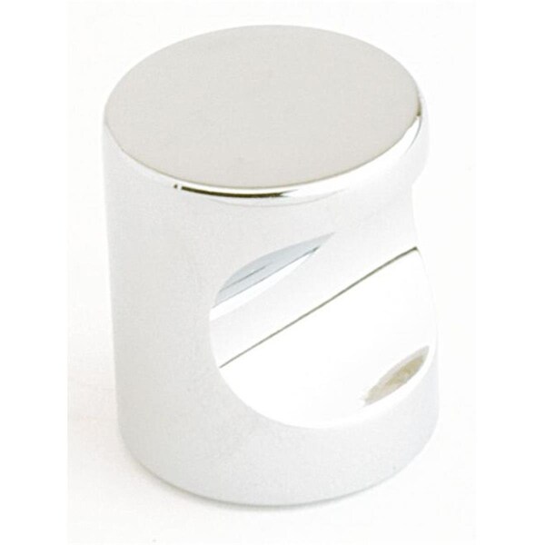 Patioplus Modern Finger Cabinet Pull, Bright Chrome - Small - PA1631462