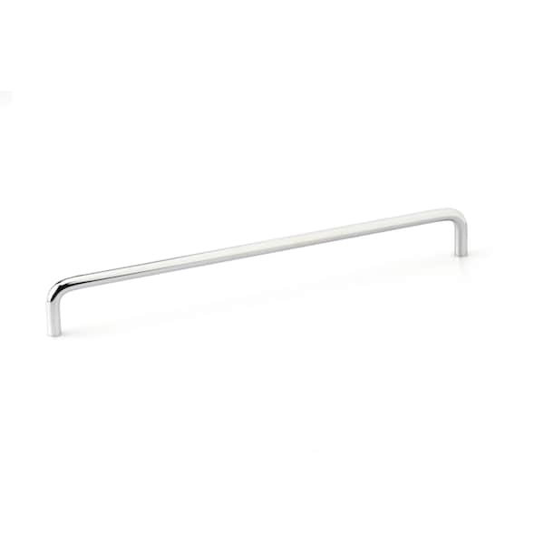 Richelieu 10 1/8 in (256 mm) Center-to-Center Chrome Contemporary Drawer Pull - BP2288256140