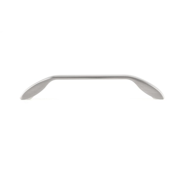 Richelieu 6 5/16 in (160 mm) Center-to-Center Brushed Nickel Contemporary Drawer Pull - BP9455160195