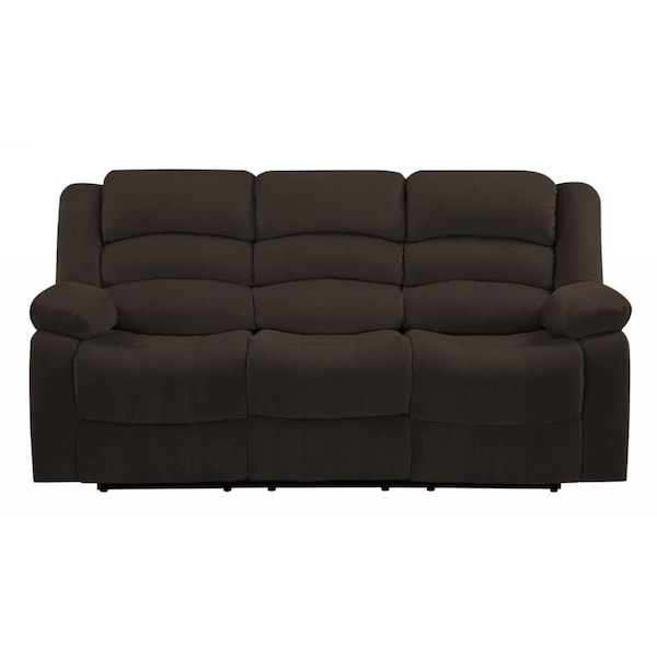 Kd Estanteria Contemporary Fabric Sofa, Brown - 40 in. - KD3086712