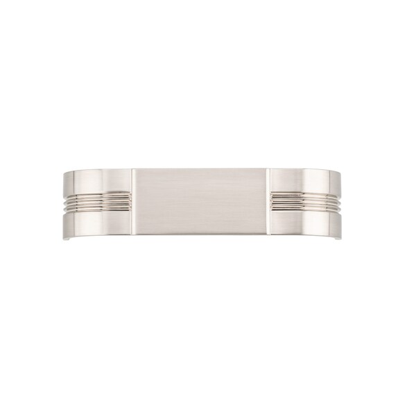 Richelieu 5 1/16 in (128 mm) Center-to-Center Brushed Nickel Transitional Drawer Pull - 6579128195