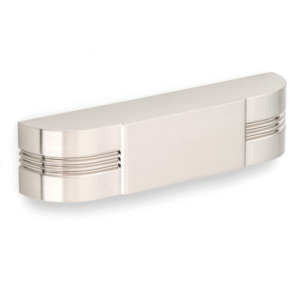 Richelieu 5 1/16 in (128 mm) Center-to-Center Brushed Nickel Transitional Drawer Pull - 6579128195
