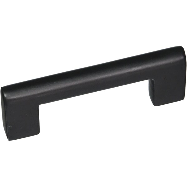 Patioplus 3 in. Center to Center Trail Cabinet Pull, Flat Black - PA2063882