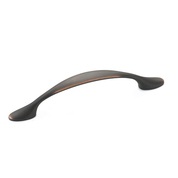 Richelieu 3-3/4 in. (96 mm) Center-to-Center Brushed Oil-Rubbed Bronze Traditional Drawer Pull - BP7814BORB
