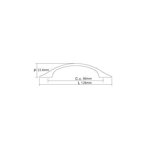 Richelieu 3-3/4 in. (96 mm) Center-to-Center Brushed Oil-Rubbed Bronze Traditional Drawer Pull - BP7814BORB