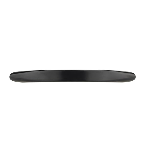 Richelieu 3 3/4 in (96 mm) Center-to-Center Matte Black Contemporary Drawer Pull - BP16396900