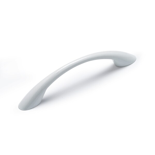 Richelieu 3-3/4 in. (96 mm) Center-to-Center White Contemporary Drawer Pull - BP6501730