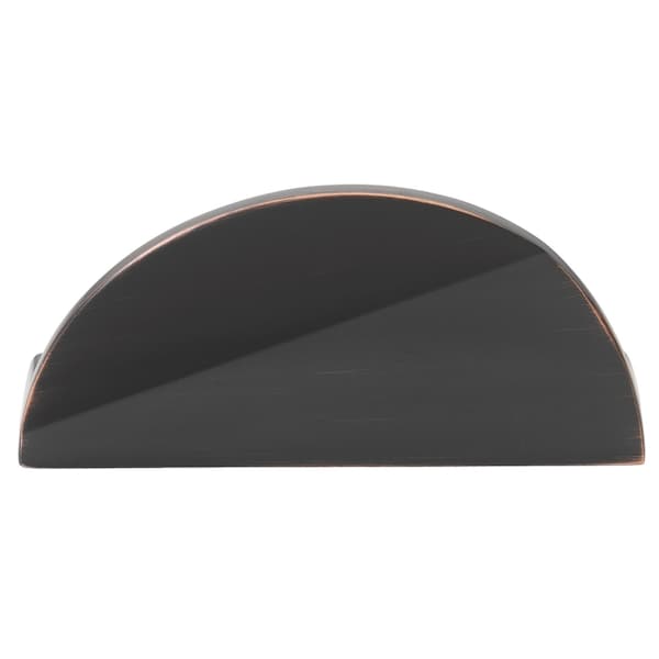 Gliderite Hardware 1-1/2 in. Center to Center Semi Circle Knob Oil Rubbed Bronze, 25PK - 4844-ORB-25