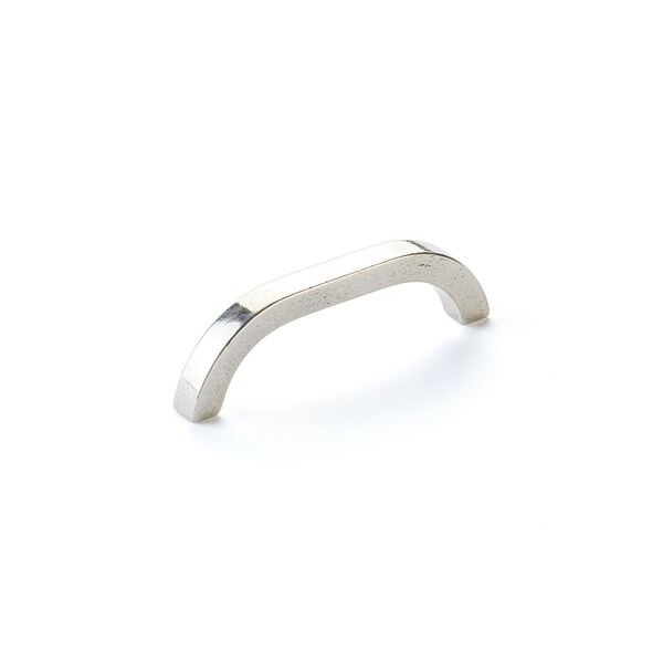 Schaub 4-1/2in Turno 4in Center to Center Cabinet Pull Polished White Bronze Finish - 211020-PWB