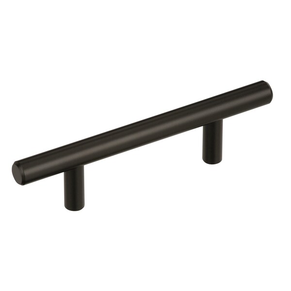 Amerock Bar Pulls 3 in 76 mm Center-to-Center Black Bronze Cabinet Pull, 10PK - 10BX40515BBR