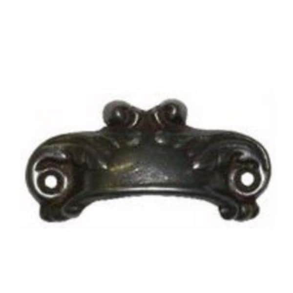 Gourmetgalley 88-606 Scroll Drawer Pull - Black Nickel - 4-7/8in. x 2in. - GO3011665