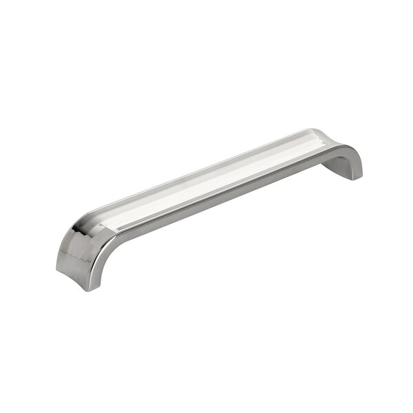 Amerock Concentric 6-5/16 in 160 mm Center-to-Center Polished Nickel Cabinet Pull - BP36814PN