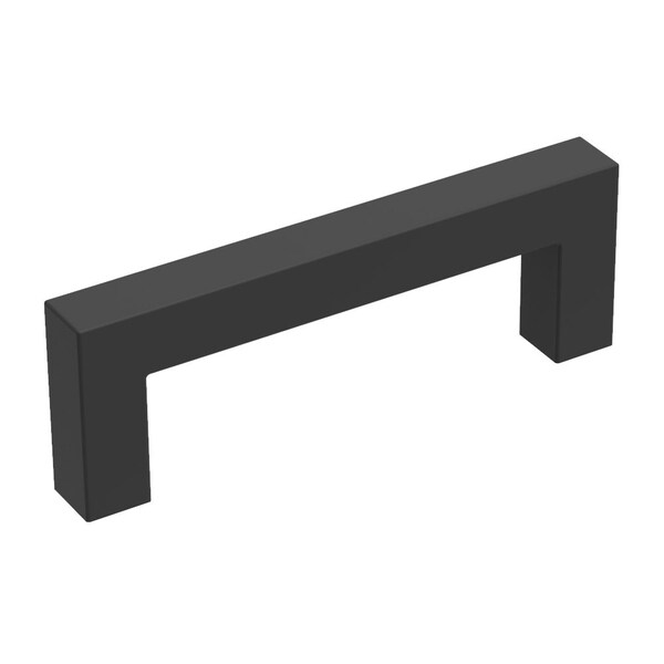 Heritage Designs Contemporary Pull 3 Inch Center to Center Matte Black Finish, 10PK - R077746MBX10B