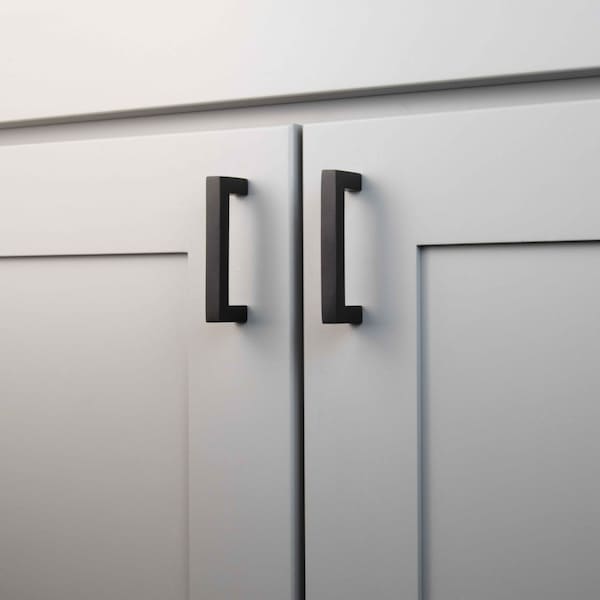 Heritage Designs Contemporary Pull 3 Inch Center to Center Matte Black Finish, 10PK - R077746MBX10B