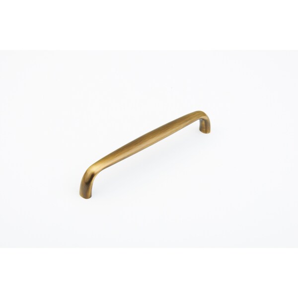 Schaub 6in Center to Center Traditional Cabinet Pull Antique Brass Finish - 737-AB