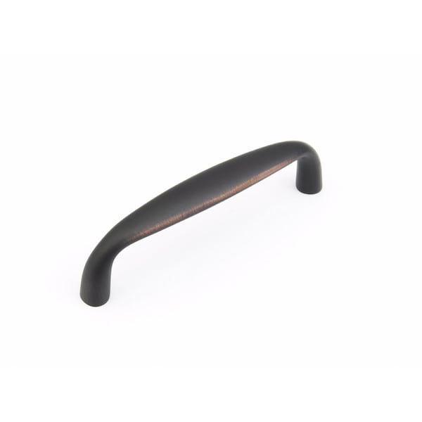 Schaub 4in Center to Center Traditional Cabinet Pull Michelangelo Bronze Finish - 732-MIBZ