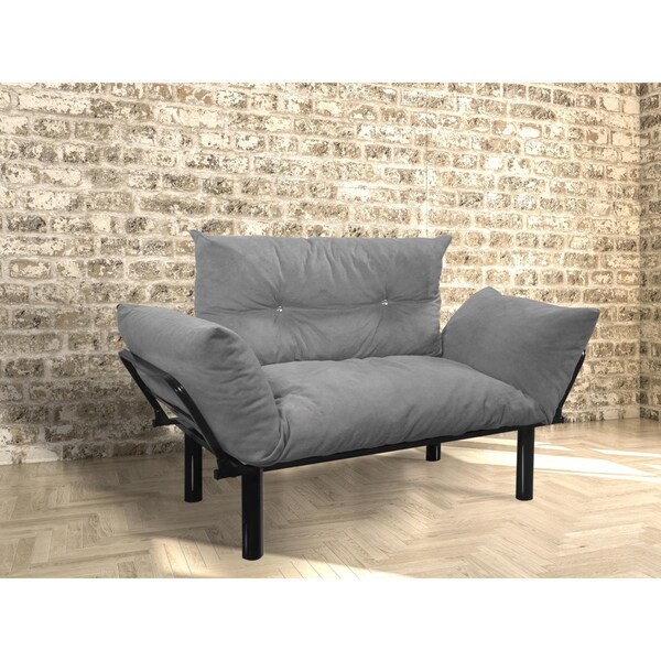 Homedora Ada Loveseat Sofa, Grey - HD-ON10EV-ADA-GRY-2