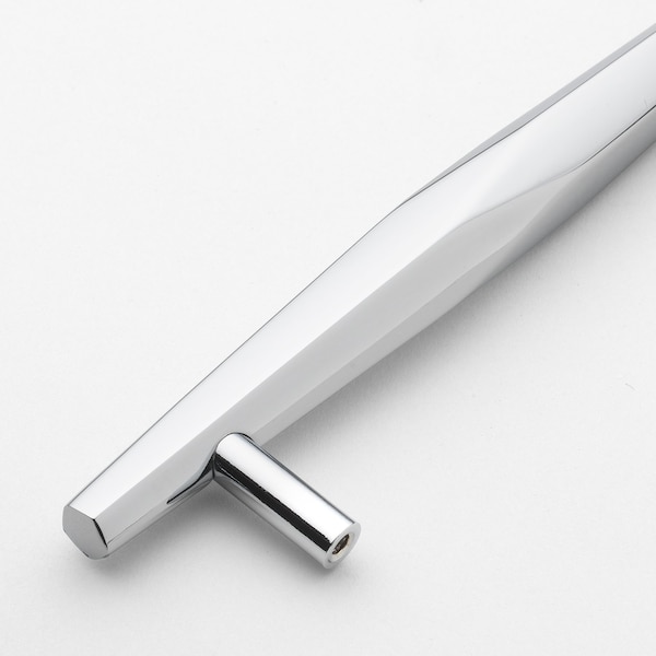 Gliderite Hardware 5-1/16 in. Center to Center Faceted Bar Pull Polished Chrome, 25PK - 4789-128-PC-25