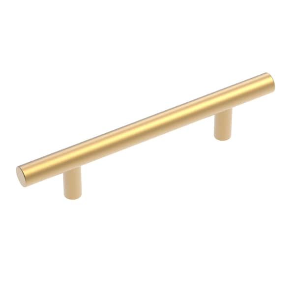 Heritage Designs Contemporary Bar Pull 334 Inch 96mm Center to Center Brushed Brass Finish, 10PK - R078428BBX10B