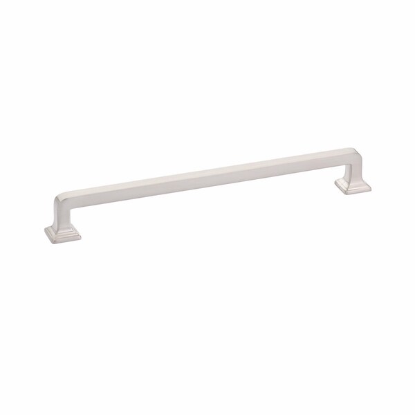 Schaub 8in Center to Center Menlo Park Cabinet Pull Brushed Nickel Finish - 536-BN