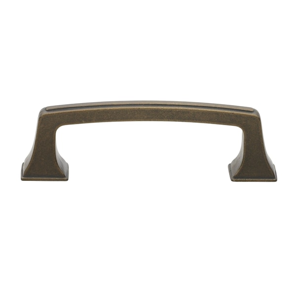 Gliderite Hardware 3 in. Center to Center Classic Base Pull Cabinet Hardware Handle - 87380-AB, 5PK - 87380-AB-5