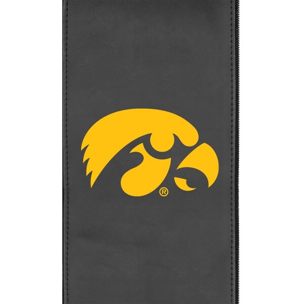 Dreamseat Silver Sofa with Iowa Hawkeyes Logo - XZ7759001SOCDBK-PSCOL13521