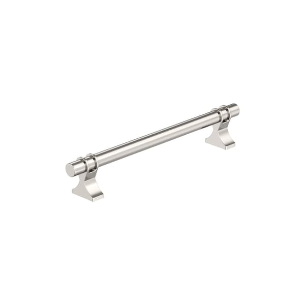 Amerock Davenport 6-5/16 inch 160mm Center-to-Center Polished Nickel Cabinet Pull - BP36607PN