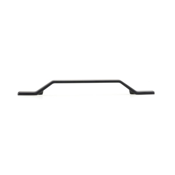 Richelieu 6 5/16 in (160 mm) Center-to-Center Matte Black Contemporary Drawer Pull - BP7265160900