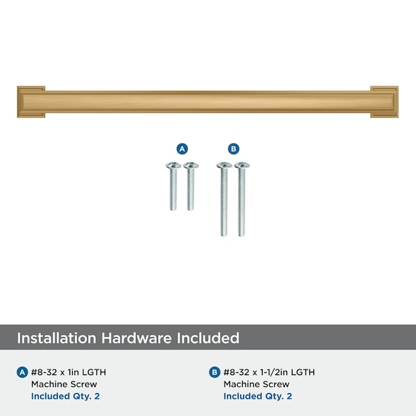 Amerock Appoint 8-13/16 inch 224mm Center-to-Center Champagne Bronze Cabinet Pull - BP37363CZ