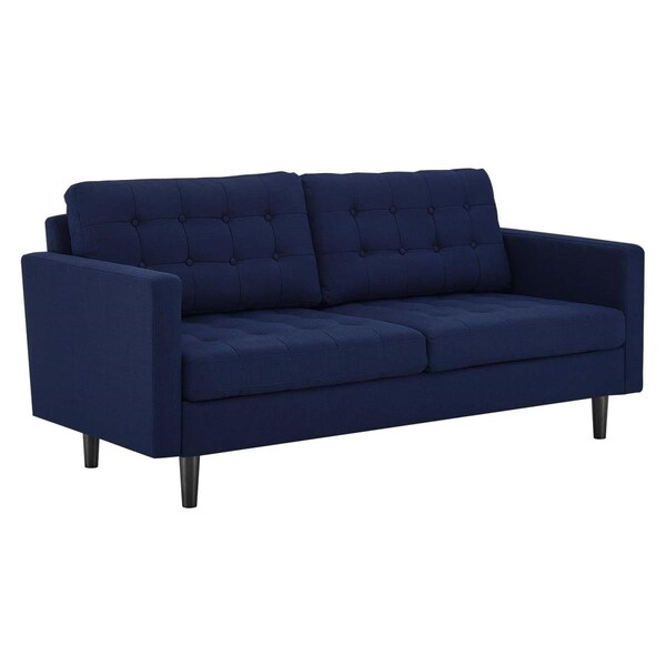 Modway Furniture Exalt Tufted Fabric Sofa, Royal Blue - 34 x 75 x 33 in. - EEI-4445-ROY