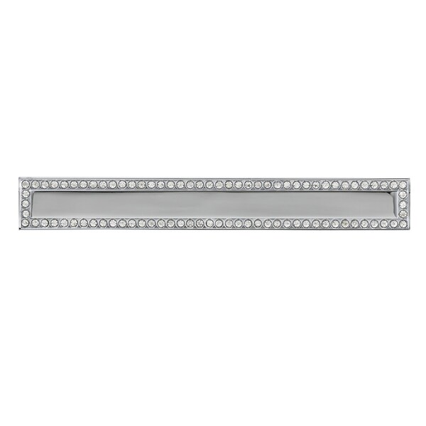 Richelieu 3 3/4 in (96 mm) Center-to-Center Chrome, Crystal Contemporary Drawer Pull - BP373709614001