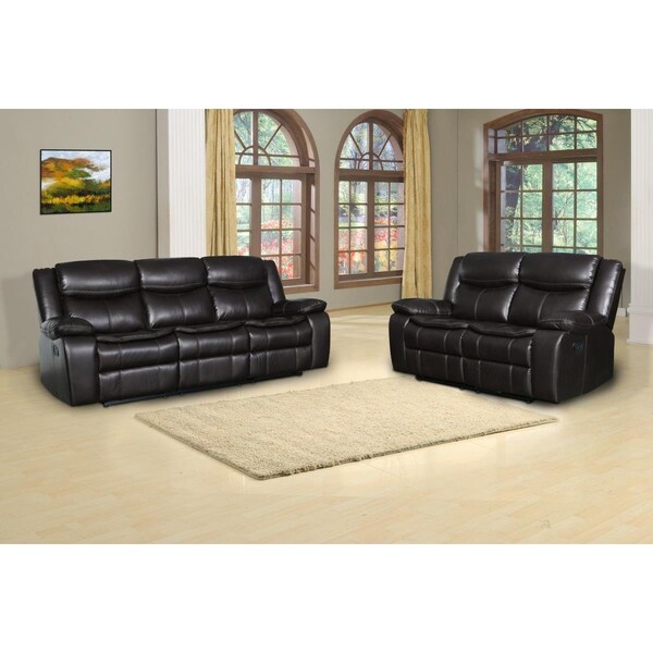 Gfancy Fixtures Brown Sofa Loveseat - 150 x 72 x 80 in. - GF3099562