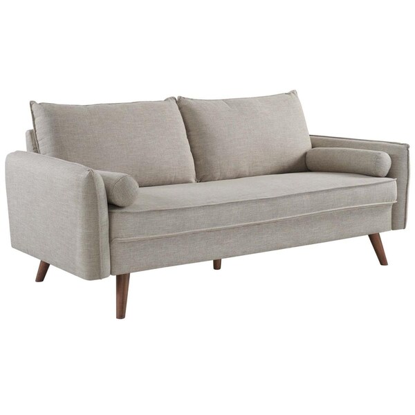 Modway Furniture Revive Upholstered Fabric Sofa - Beige, 33.5 x 72 x 32.5 in. - EEI-3092-BEI