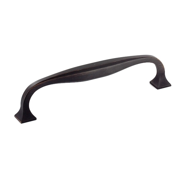 Richelieu 6 5/16 in (160 mm) Center-to-Center Brushed Oil-Rubbed Bronze Transitional Cabinet Pull Dorchester - 3921160BORB