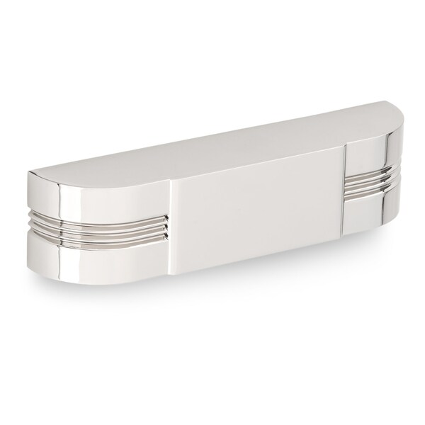 Richelieu 5 1/16 in (128 mm) Center-to-Center Polished Nickel Transitional Drawer Pull - 6579128180