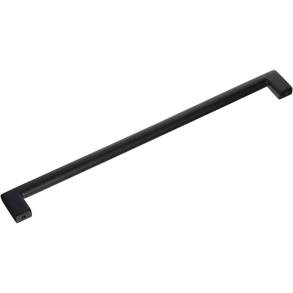 Patioplus 12 in. Center to Center Trail Cabinet Pull, Flat Black - PA2056029